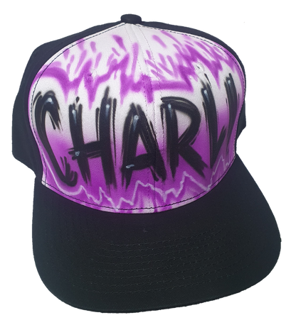 Airbrush Snapback Name Design 005