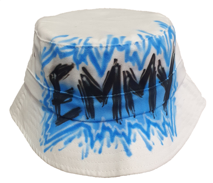 Airbrush Bucket Hat Name Design 005