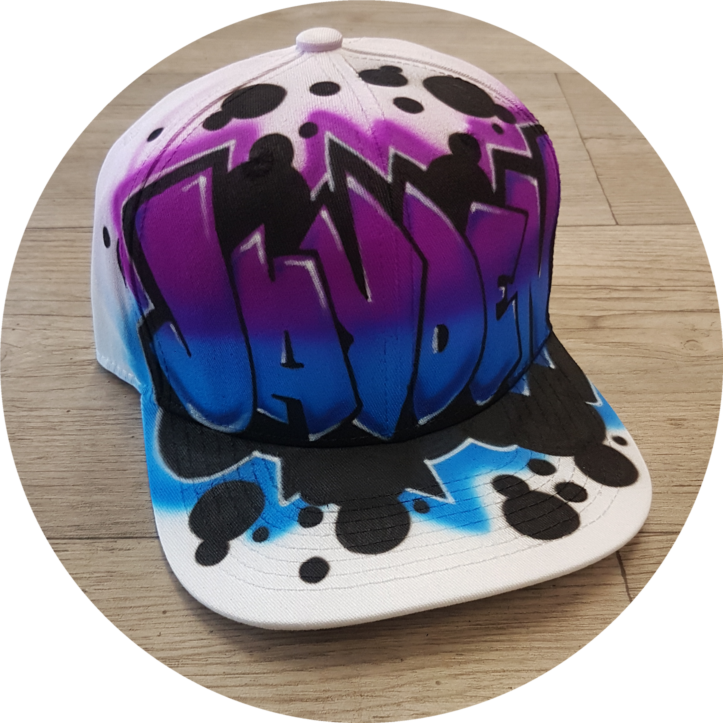 Airbrush Snapback Name Design 022