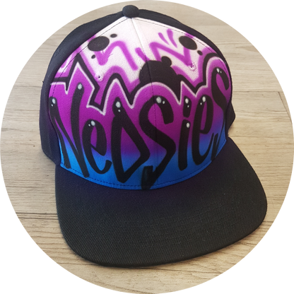 Airbrush Snapback Name Design 011