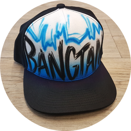 Airbrush Snapback Name Design 005