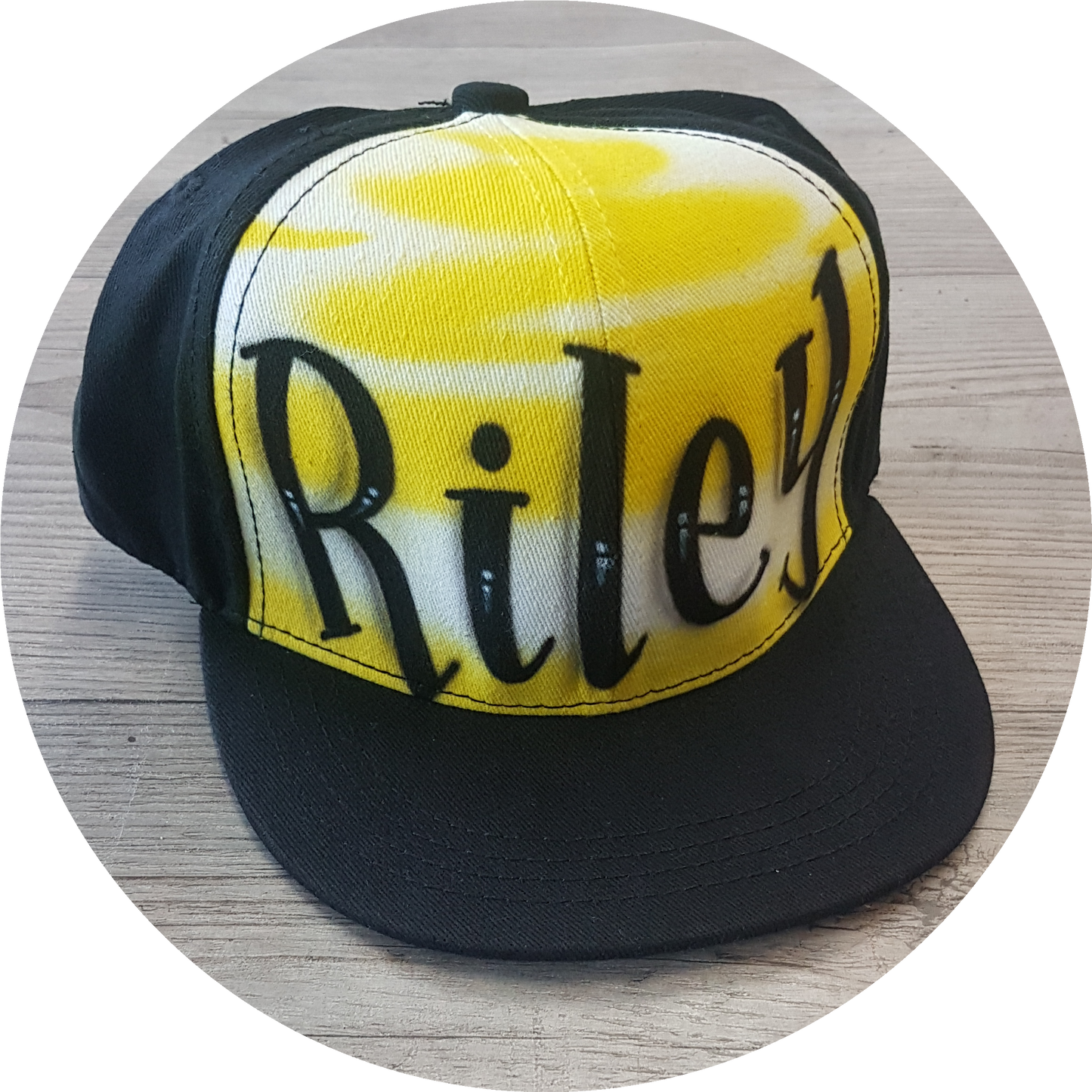 Airbrush Snapback Name Design 001