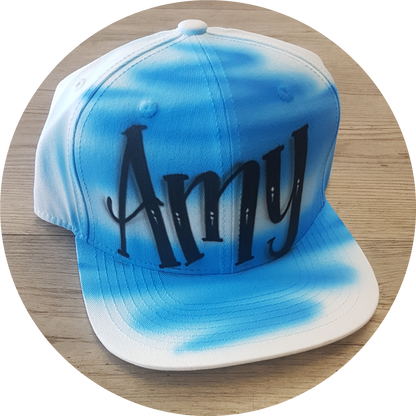 Airbrush Snapback Name Design 001