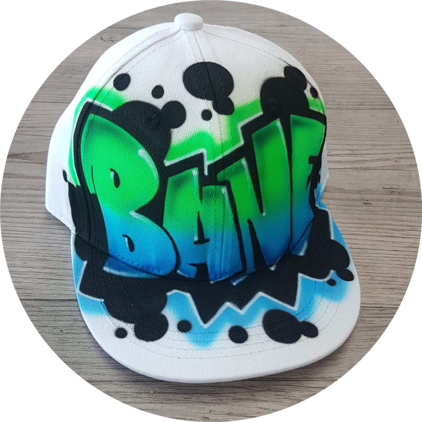 Airbrush Snapback Name Design 022