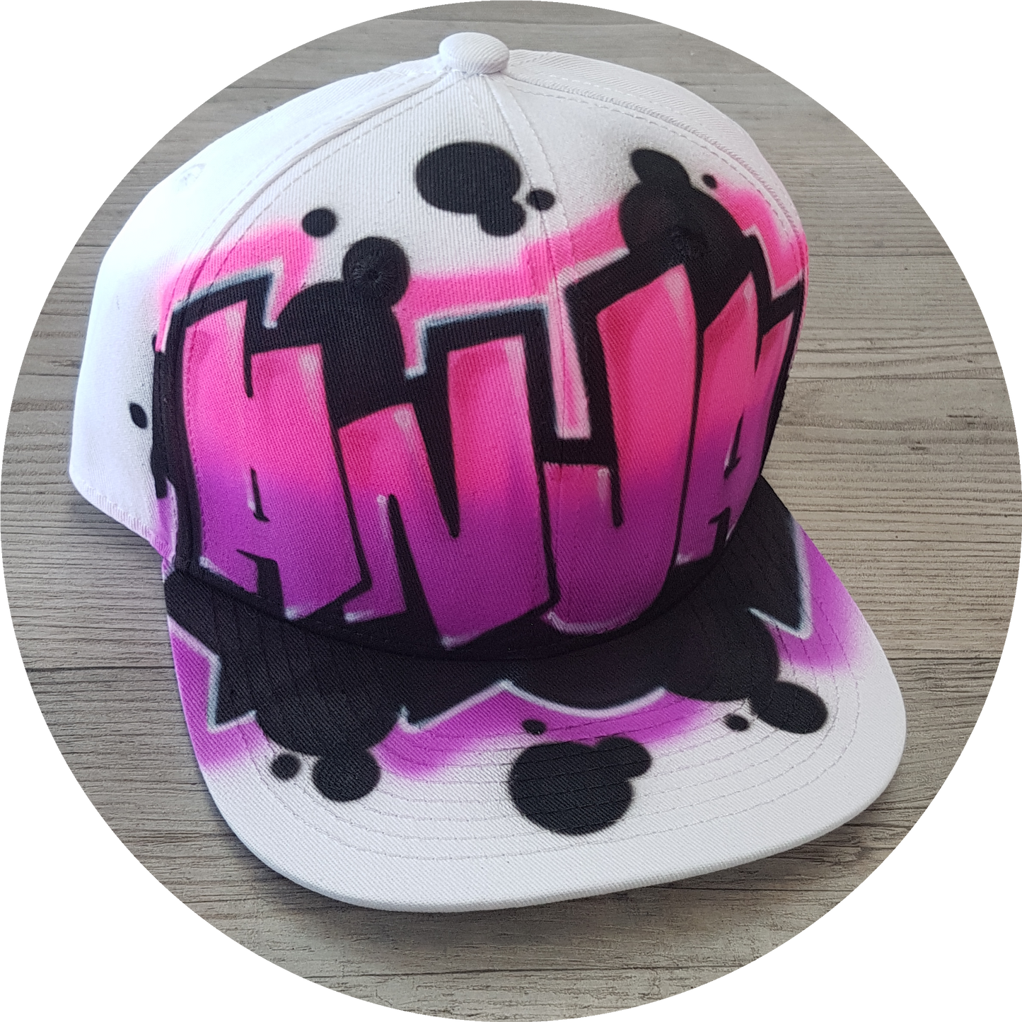 Airbrush Snapback Name Design 022