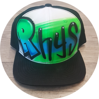 Airbrush Snapback Name Design 016