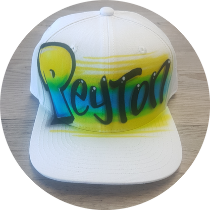 Airbrush Snapback Name Design 016