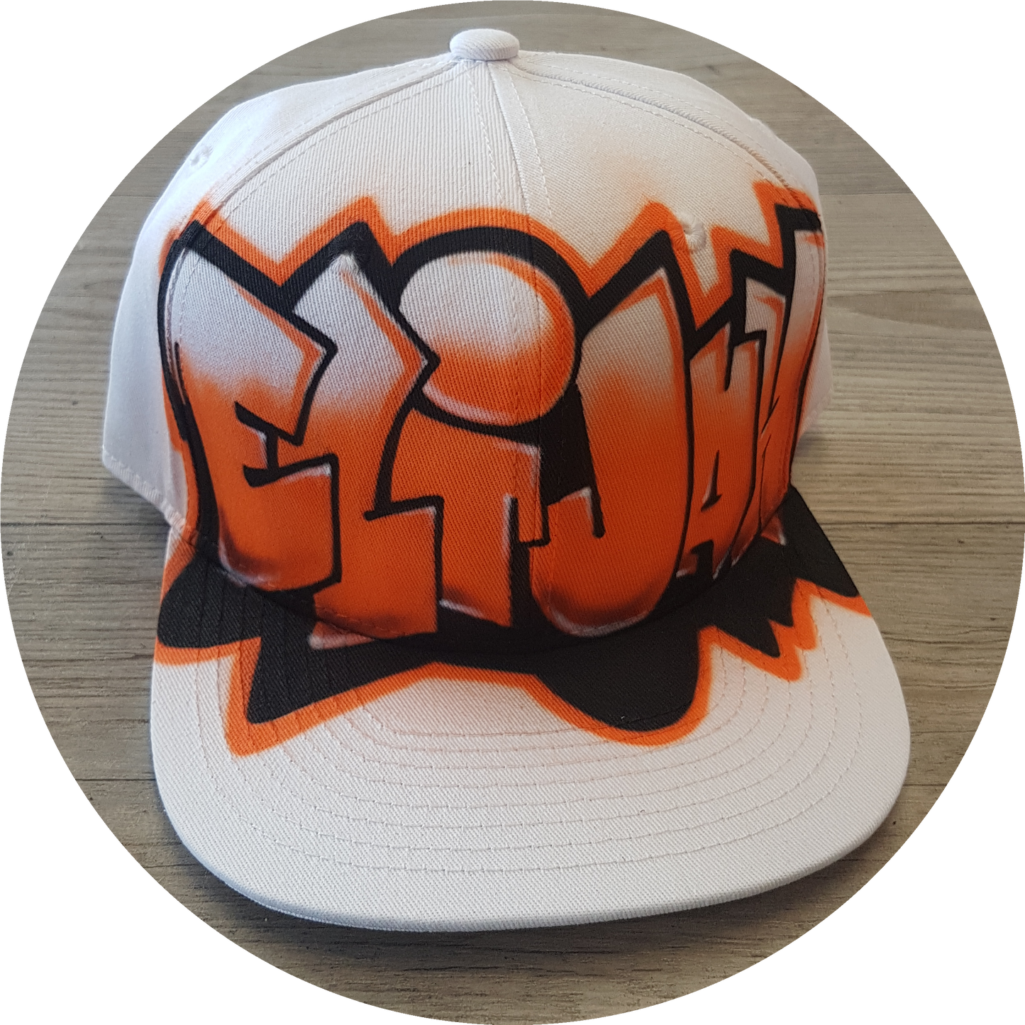 Airbrush Snapback Name Design 020