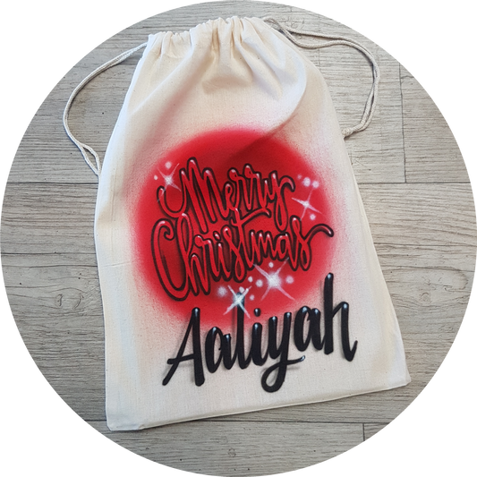 Airbrush Santa Sack 008
