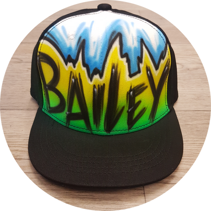 Airbrush Snapback Name Design 010