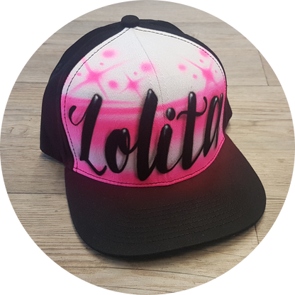 Airbrush Snapback Name Design 006