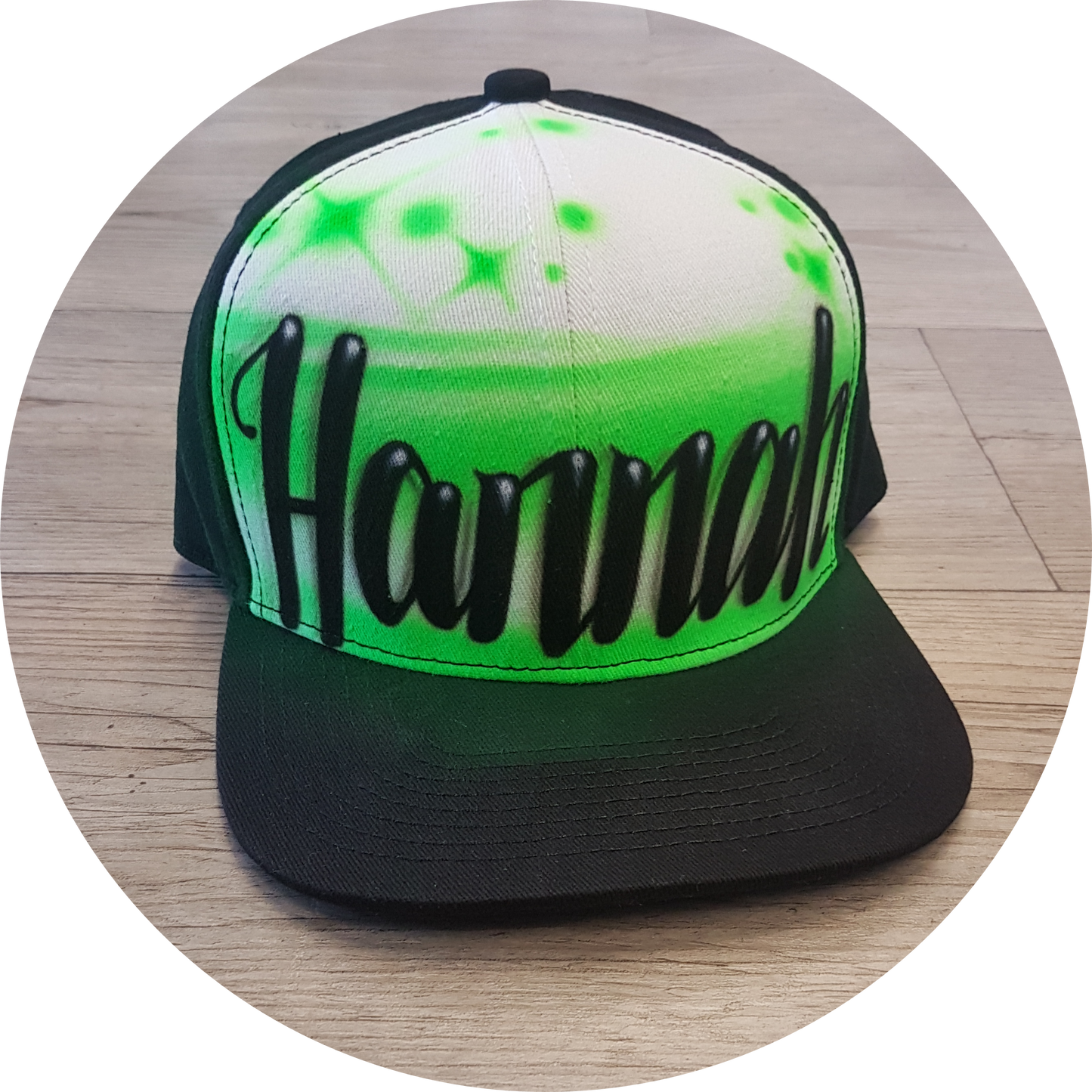 Airbrush Snapback Name Design 006