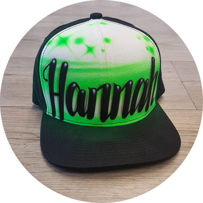 Airbrush Snapback Name Design 006