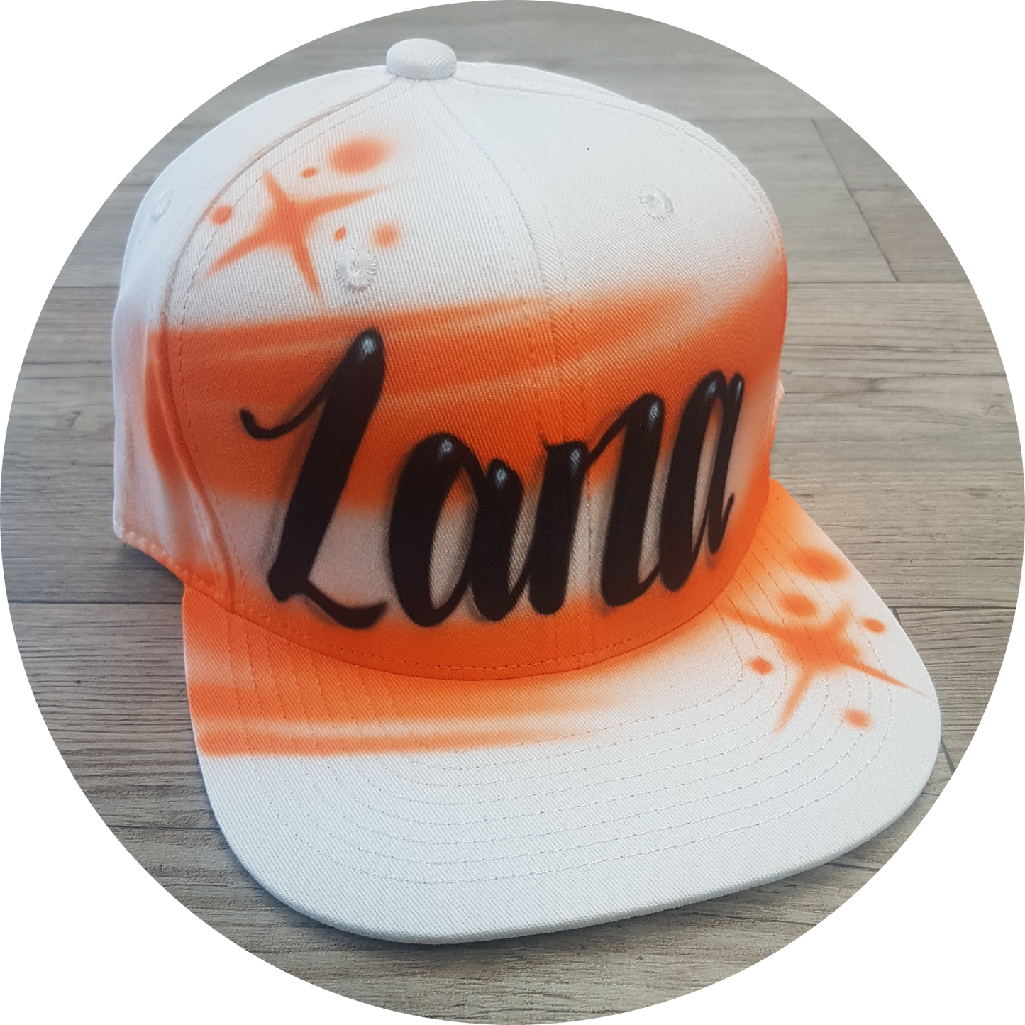 Airbrush Snapback Name Design 006