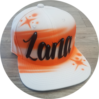 Airbrush Snapback Name Design 006