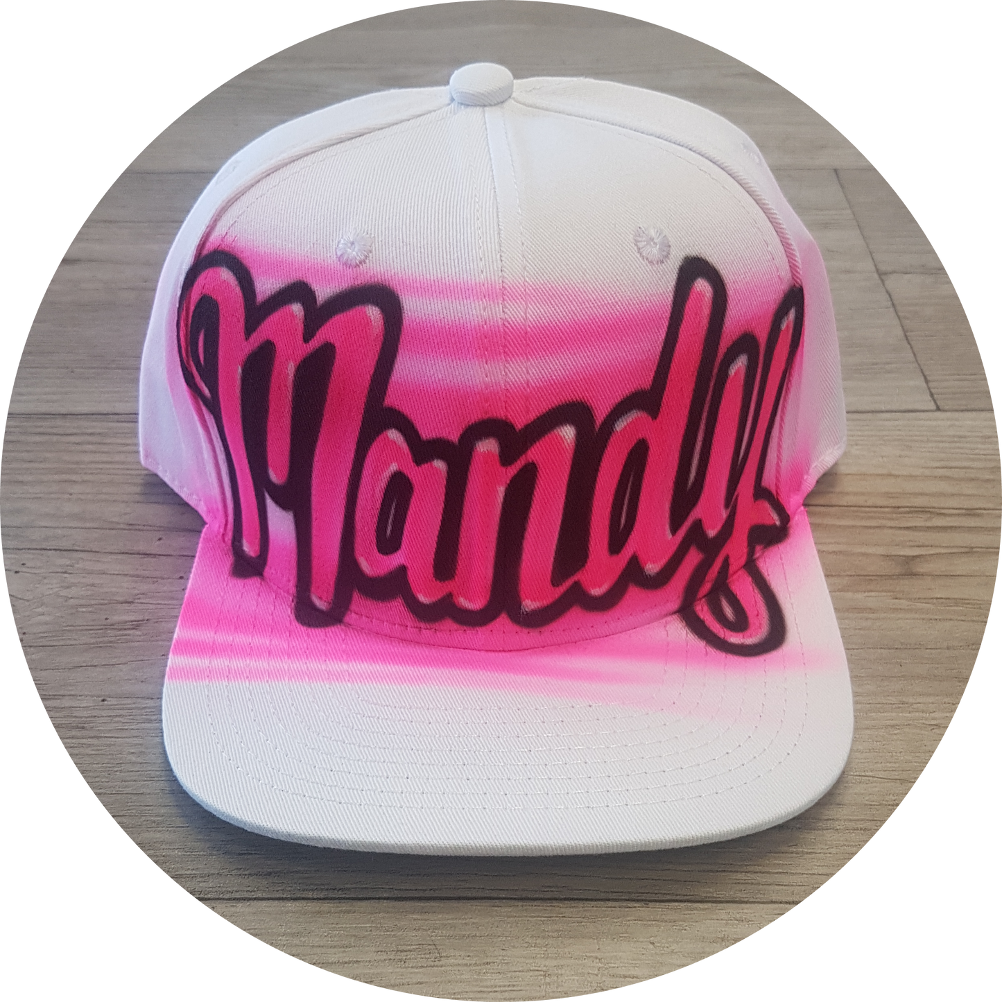 Airbrush Snapback Name Design 018