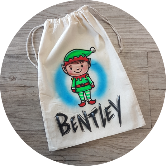 Airbrush Santa Sack 005