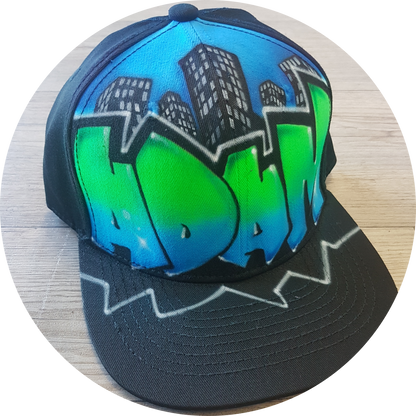 Airbrush Snapback Name Design 023