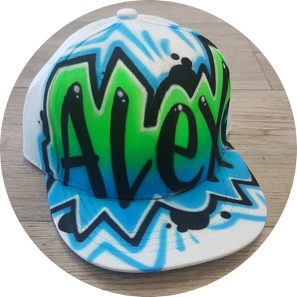 Airbrush Snapback Name Design 011