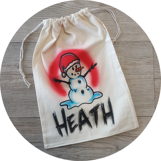 Airbrush Santa Sack 009