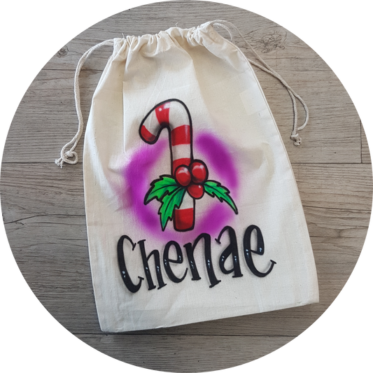 Airbrush Santa Sack 002