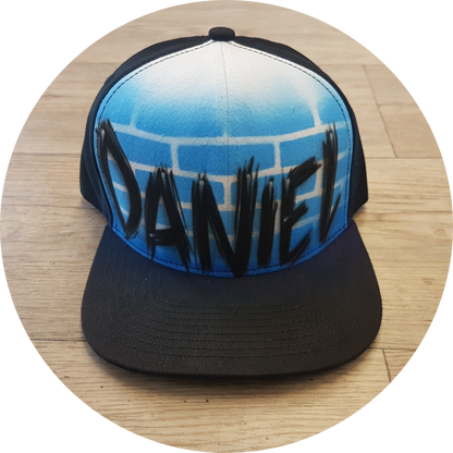 Airbrush Snapback Name Design 015