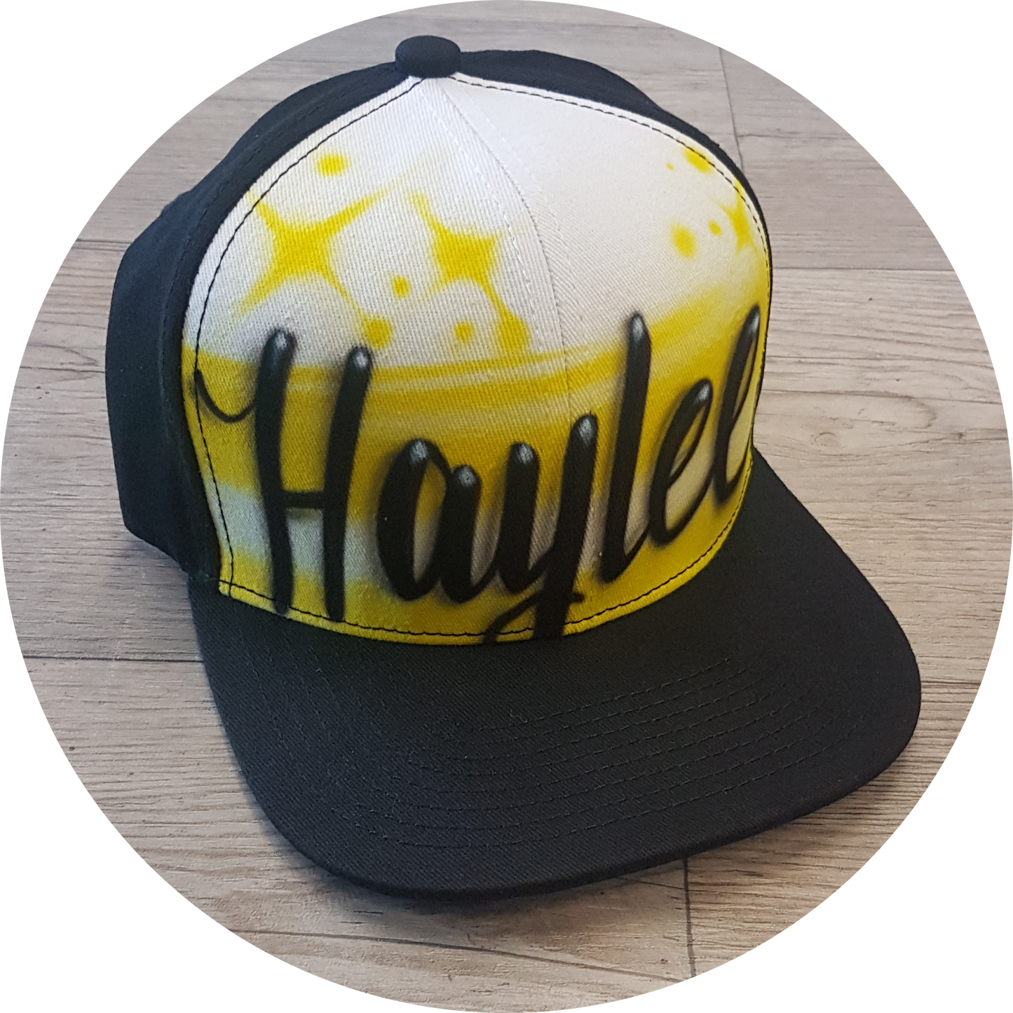 Airbrush Snapback Name Design 006